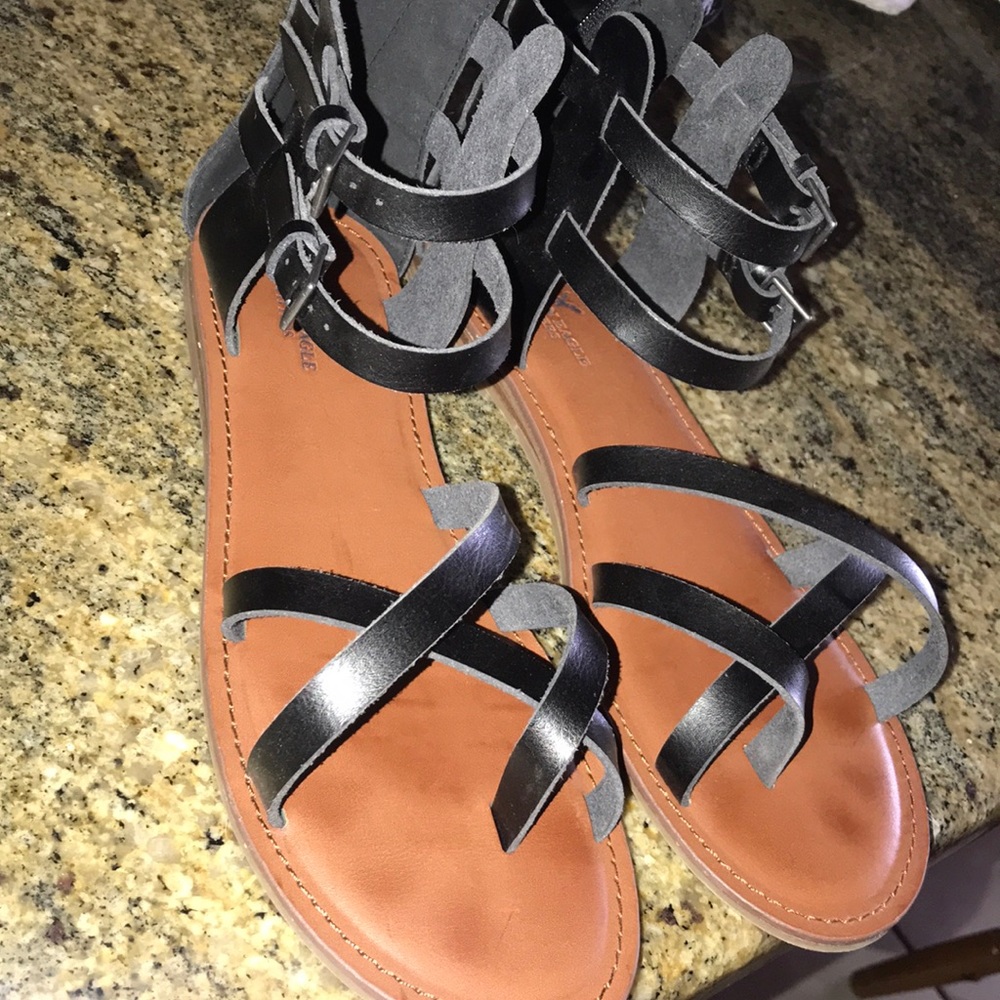 Black sandals
